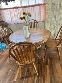 Table and chairs