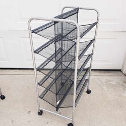 Shoe Rack On Wheels  - 2 Available $12  Each