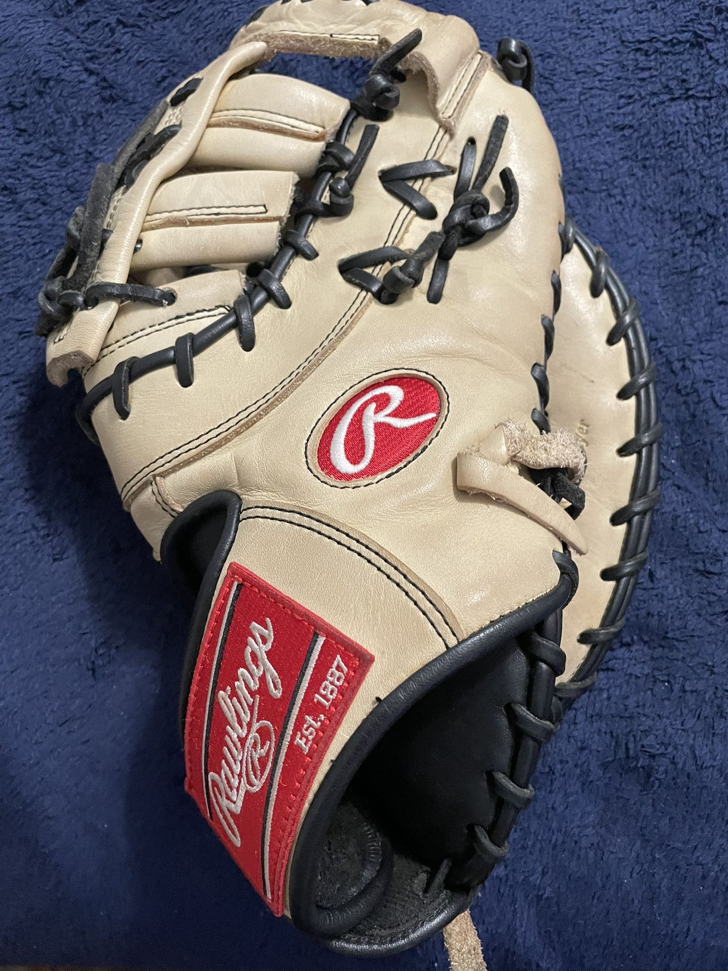 Rawlings 13 Inch First Base Glove! Paid $329.00 Was Used For Two Weeks Player Changed Positions! Like New !
