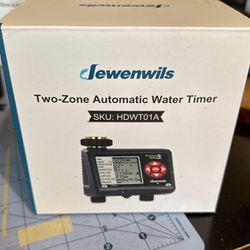 Two-zone Automatic Water/Sprinkler Timer (Brand New)