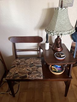 Antique Phone Chair