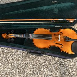 14 Inch Gently Used Violin With New Strings And Rosin