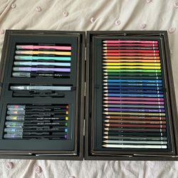 Art Supply Wooden Box 