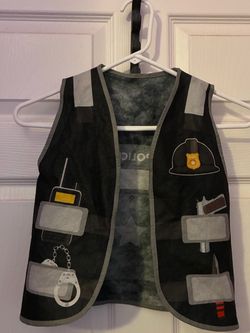 Children’s Police Officer Felt Vest Costume