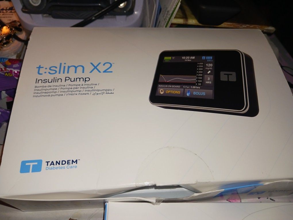 New Set t:slim X2 Pump Comes Box Of 3ml Cartridges 40 Set Firm