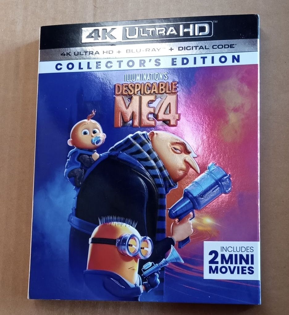 4k blu ray despicable me 4 bluray brand new