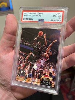1992 Stadium Club Shaquille O’Neal PSA 10