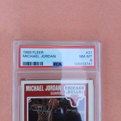1989 FLEER MICHAEL JORDAN  NM-MT 8