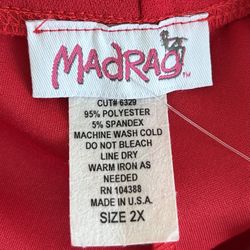 New Red Pants 2X Regular 