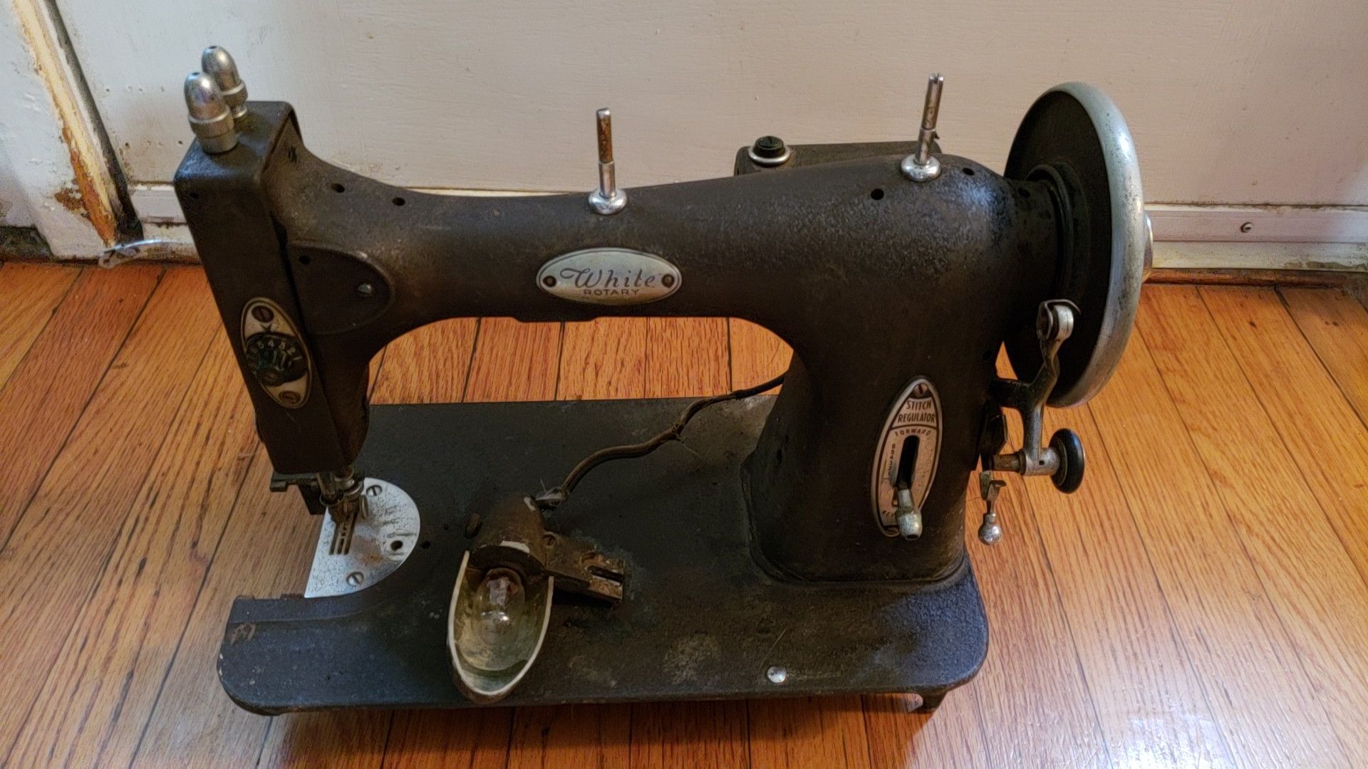 Antique vintage sewing machine