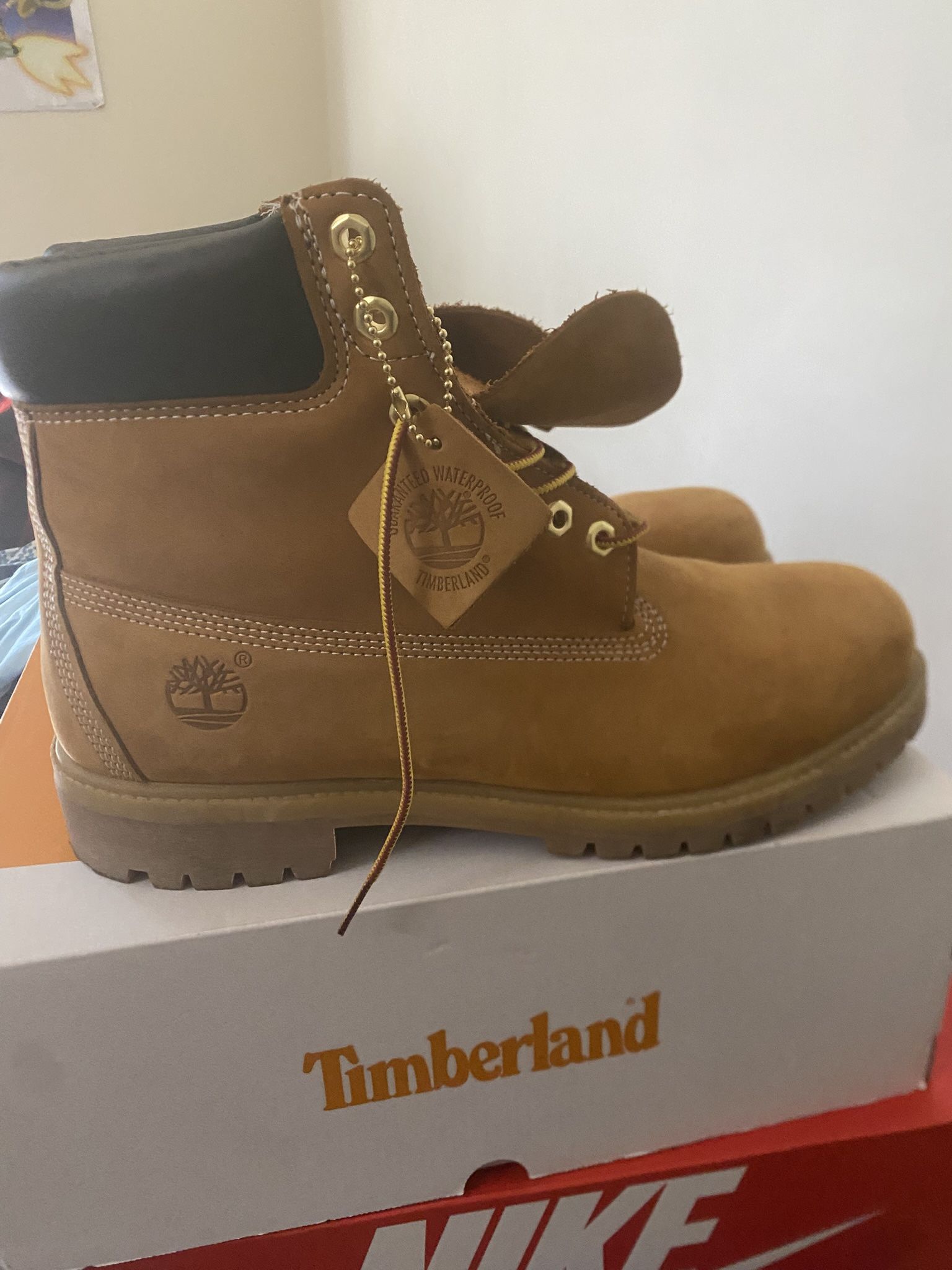 Once Worn Timberland Boots