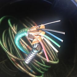 120’  Of 5 Wire Flexible Conduit  And 3 Boxes 