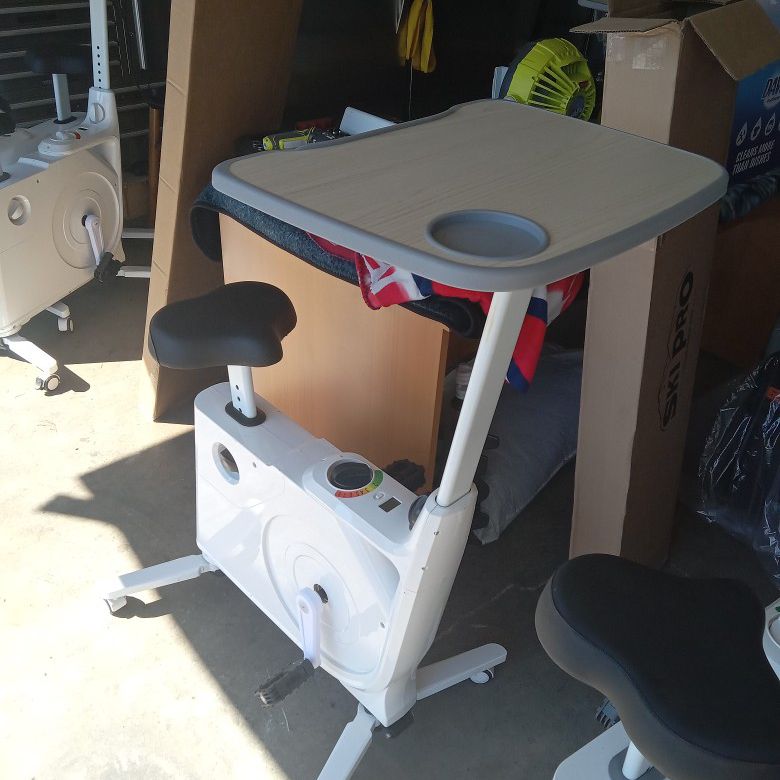 Exercise Bikes with Desk Top