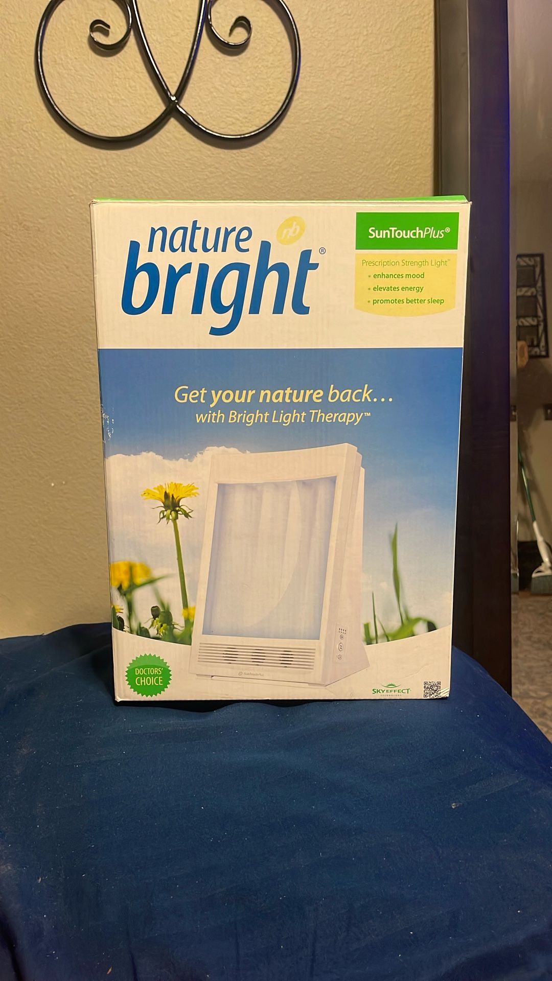 Nature Bright Sun Touch Plus Light and Ion Therapy Lamp