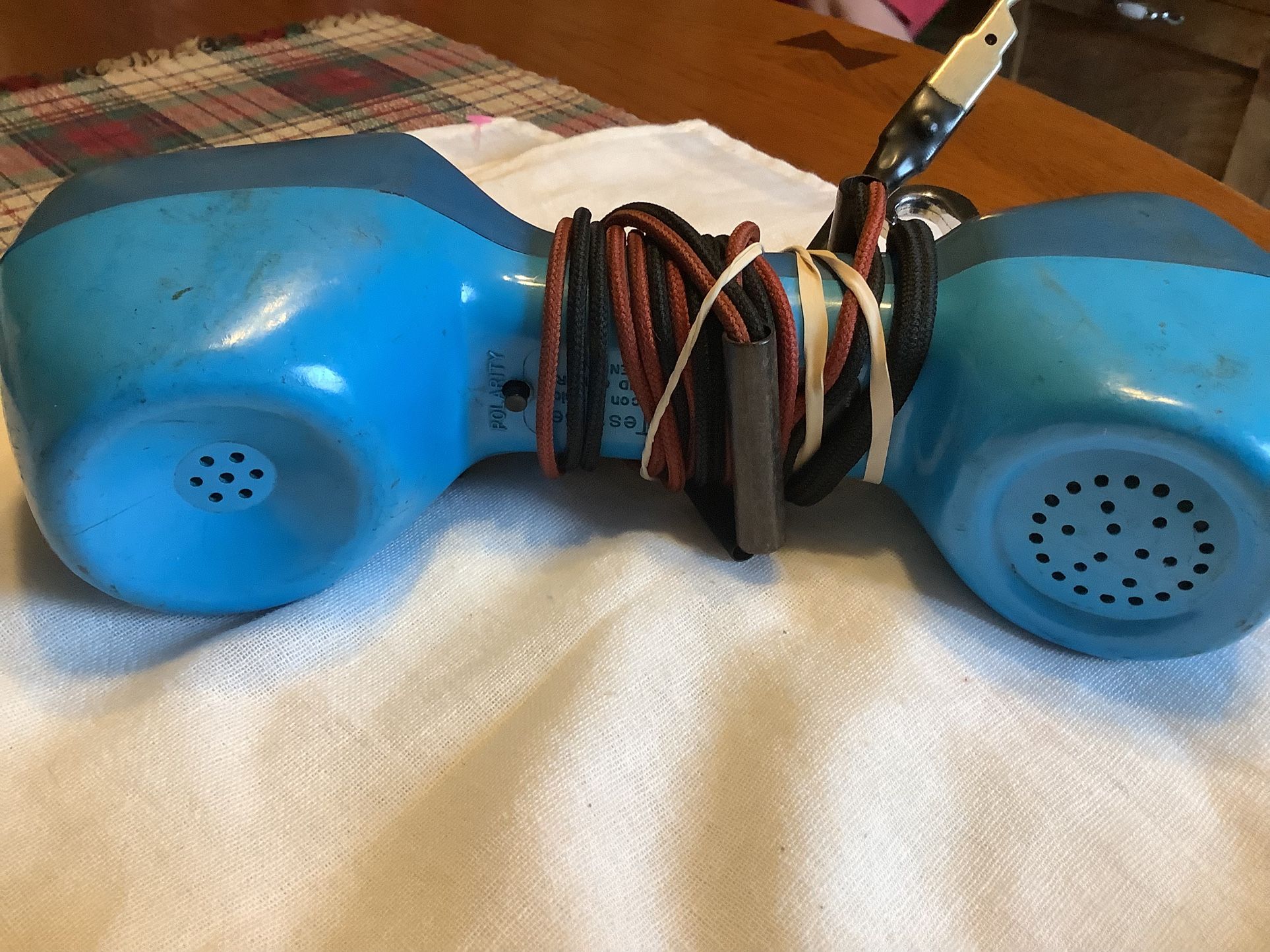 Harris Dragon TS21 Blue Test set Line, no cracks, all wires and clamps great collectors piece