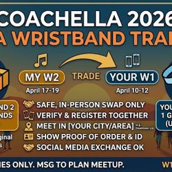 Coachella W2 For W1