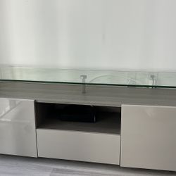Beautiful  Gray Tv Stand 