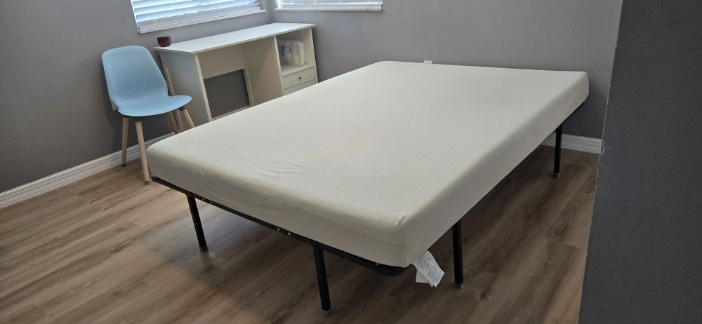 Queen Bed Frame With Mattress