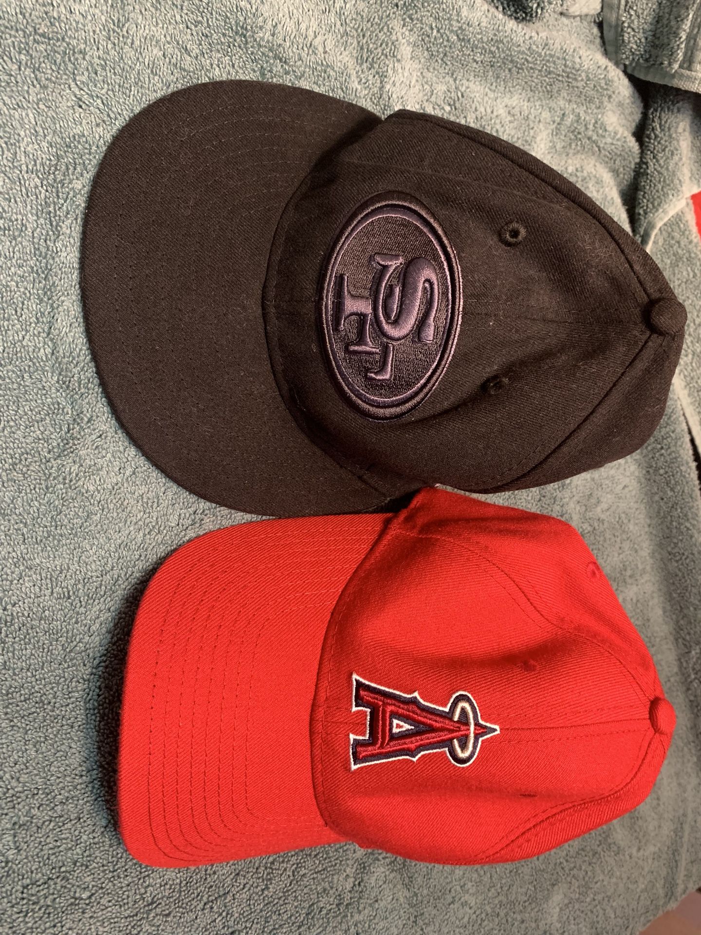 LA Anaheim Angels Cap 49ers Niners San Francisco Cap