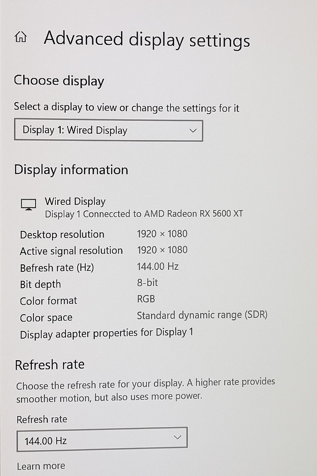 gaming montior 144hz