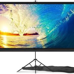 Portable 100 Inch Projector Screen With Stand 