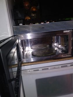 Glass top stove oven microwave