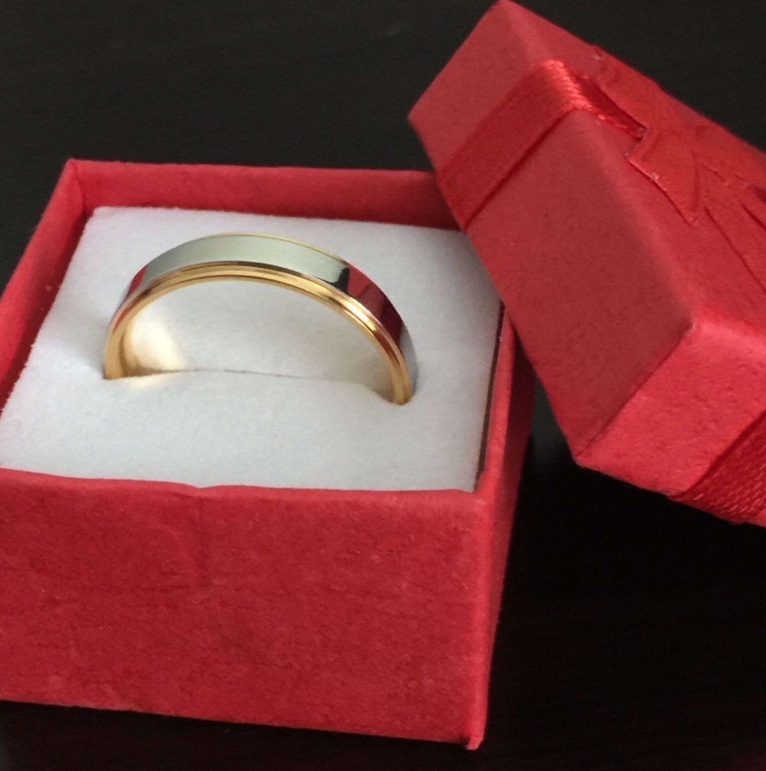 Gold and Silver Wedding Bands.