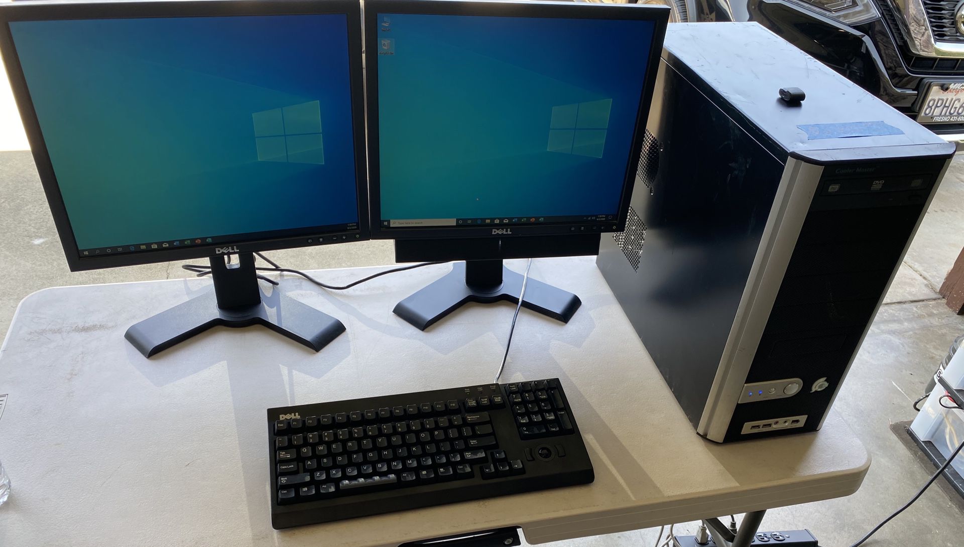 Gigabyte Core 2 Quad Computer System with Dual 19” Monitors
