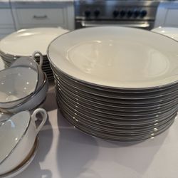 Platinum Band Collection By Franciscan China Set 