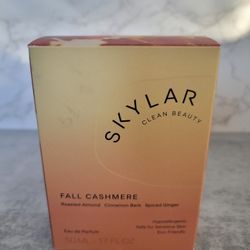 Skylar Clean Beauty Fall Cashmere Perfume, 1.7 fl oz, NEW