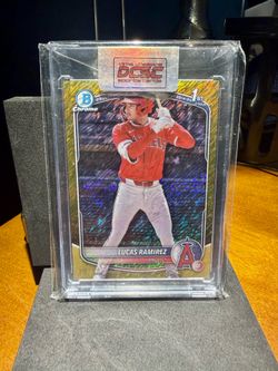 2025 1st Bowman Chrome Lucas Ramirez #BCP-135 Gold Shimmer Refractor /50