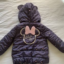 Minnie Mouse Girls 4t Puffer 