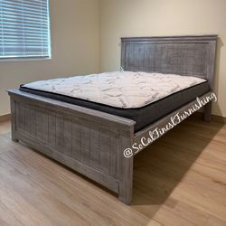 New Queen Bed With Mattress 