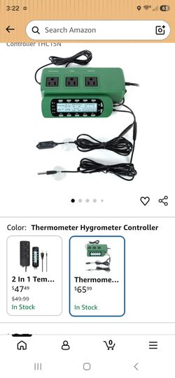 Repti Zoo Digital Reptile Thermometer Hygrometer Controller