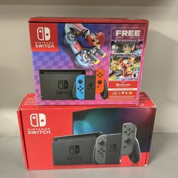 Empty Nintendo Switch Boxes