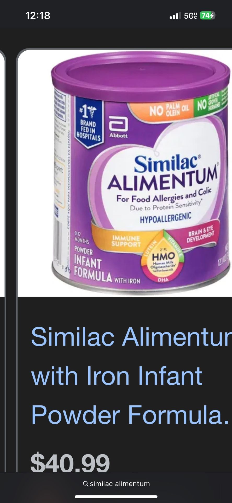 similac alimentum