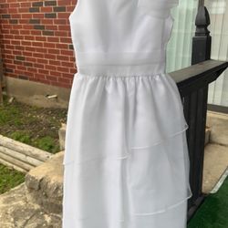 Girl’s White Dress