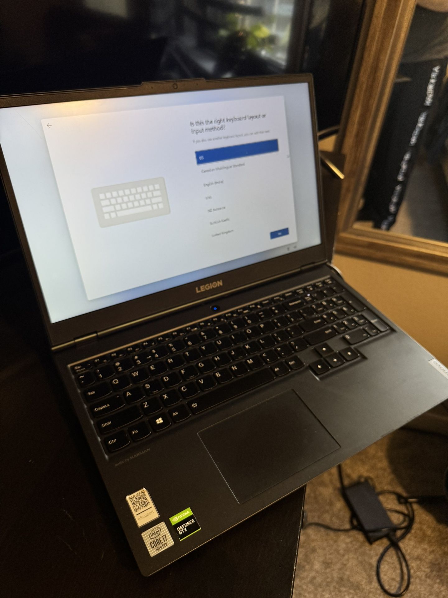 Lenovo Legion laptop