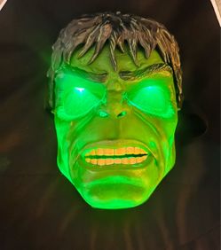 Incredible Hulk Light-Up Face Mask Halloween Costume