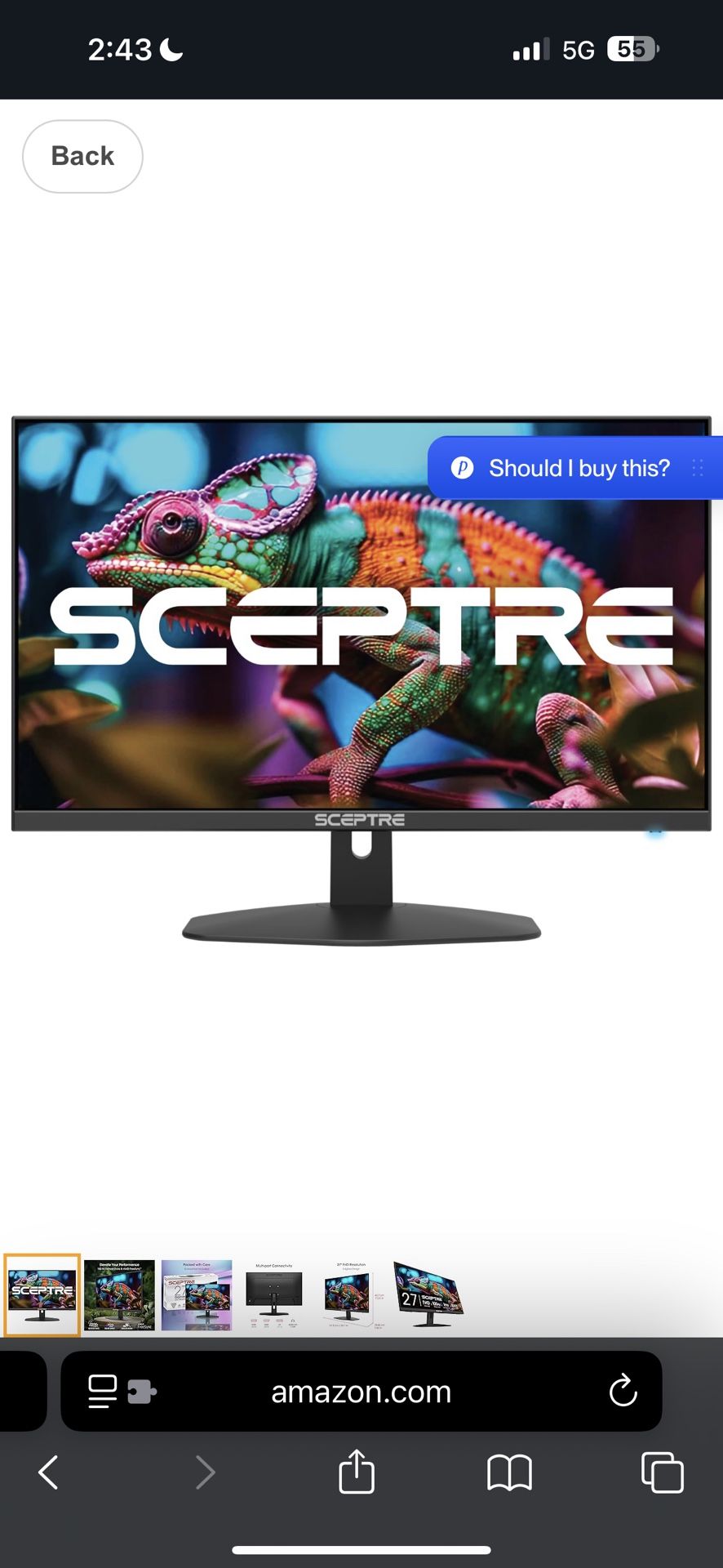 Sceptre Monitor