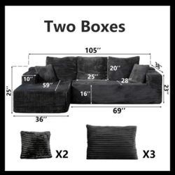 Velvet Couch Ruffled And Cozy