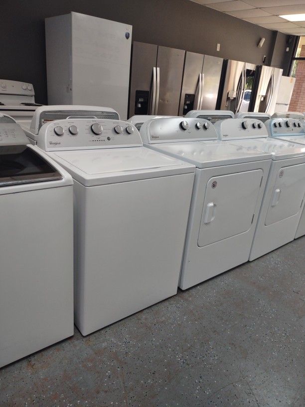 WHIRLPOOL WASHER 4.2 & DRYER SET SOIL LEVEL RINSE OPTIONS PRESOAK