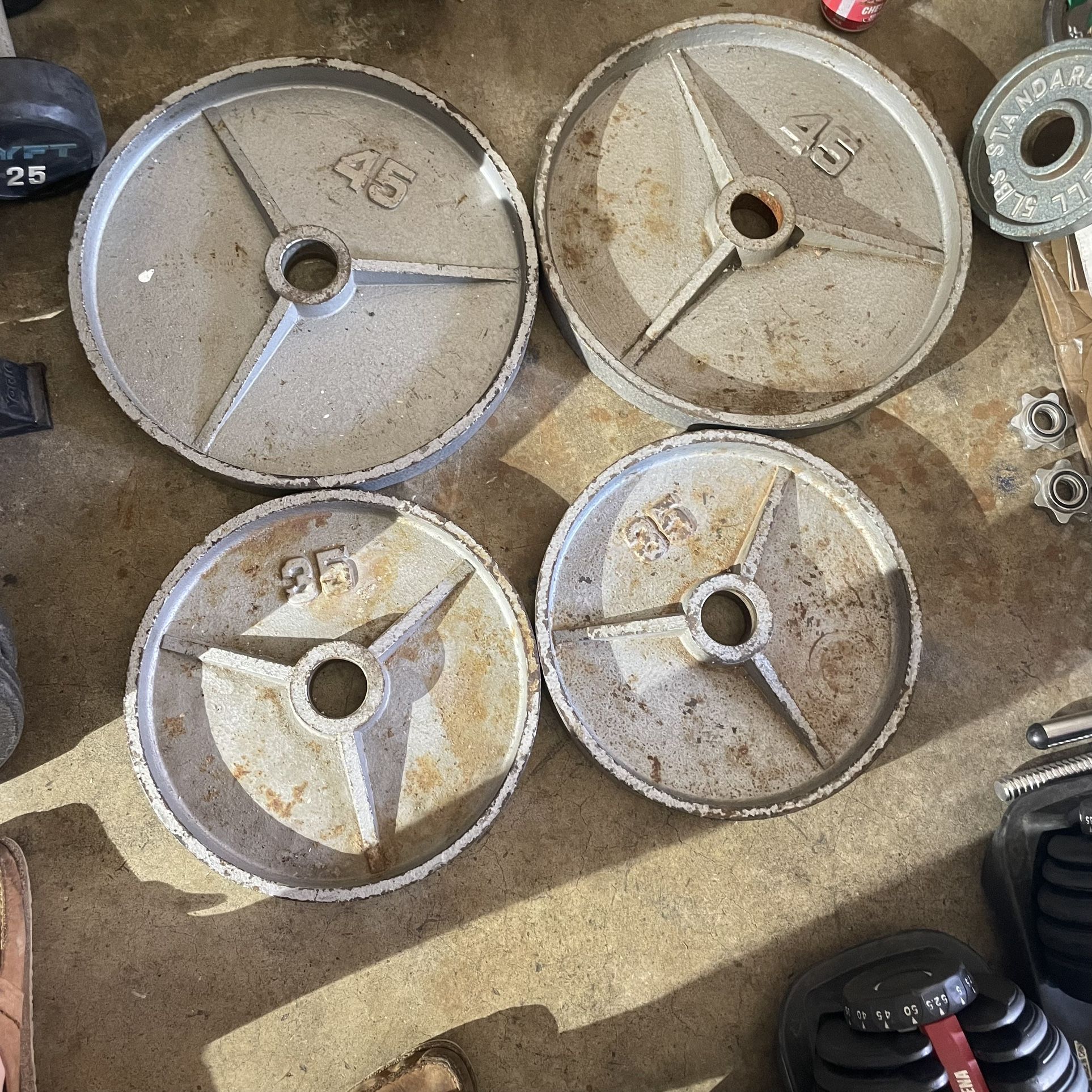 Olympic Plate Weights