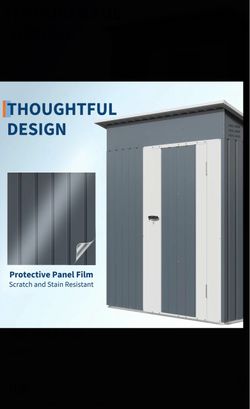 5x3 FT Outdoor Metal Storage Shed