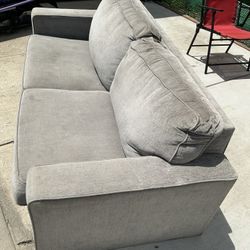 FREE,,,l SOFT GRAY COMFORTABLE SOFA