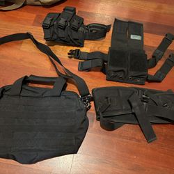 Range Bag, Mag Pouches, Waist Belt