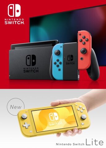 Nintendo switch and switch lite