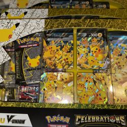 Pokemon celebrations Pikachu Box 