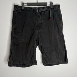 Gramicci Original G Shorts Mens Large Black Hiking Outdoor Cinch Belt