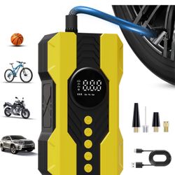Tire Inflator Portable Air Compressor, 200PSI & 4X Faster Portable Tire Inflator